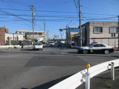 交通安全機動広報の様子
